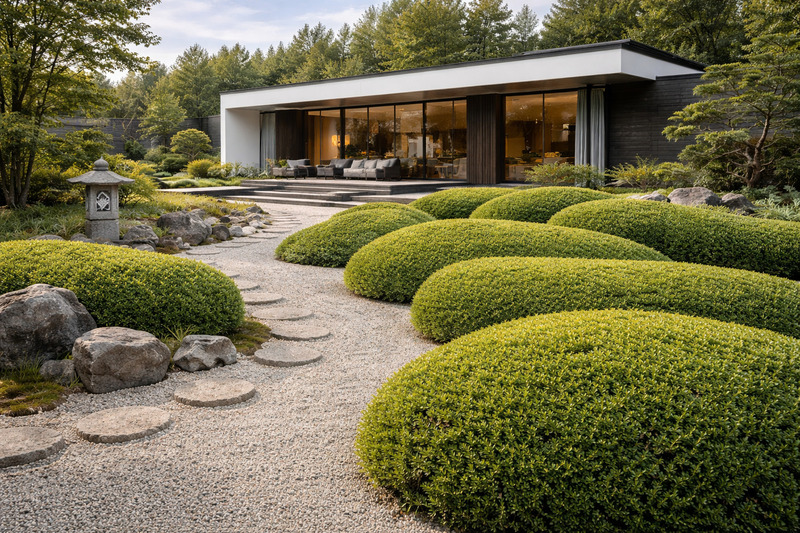 Карикоми в японском саду - ЦентроСад